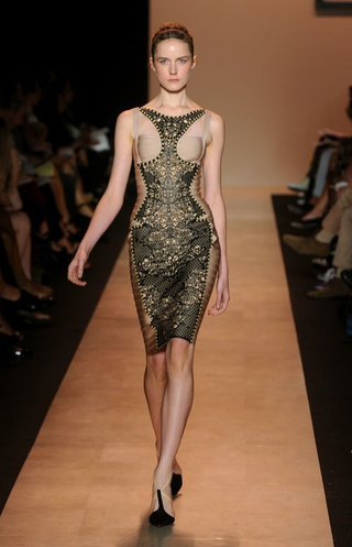 Illustration for article titled Herve Leger's Dresses Will Crush Your Ribs, Beautifully.